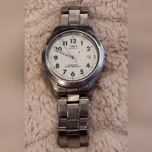 Timex Indiglo Silver Watch